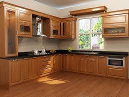 Tủ bếp gỗ dổi 01
