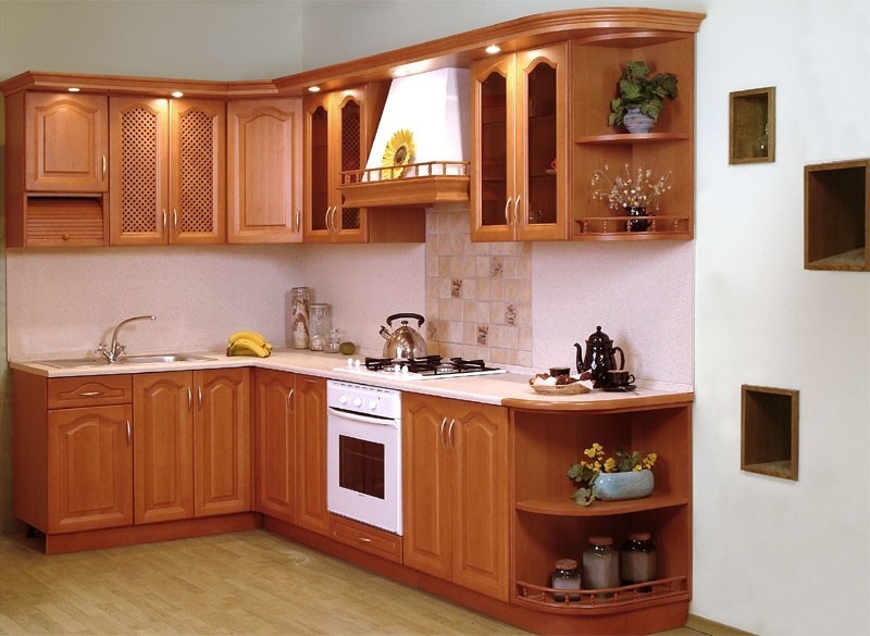 Tủ bếp xoan đào cao cấp